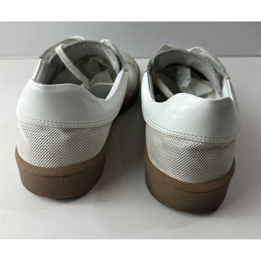 Sandro Mesh and Leather Sneakers Men's Size 43 US 10 - 10.5 Low Top Lace Shoes - Picture 6 of 16